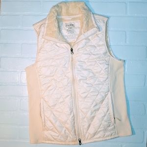 LL Bean Sherpa Lined M Vest